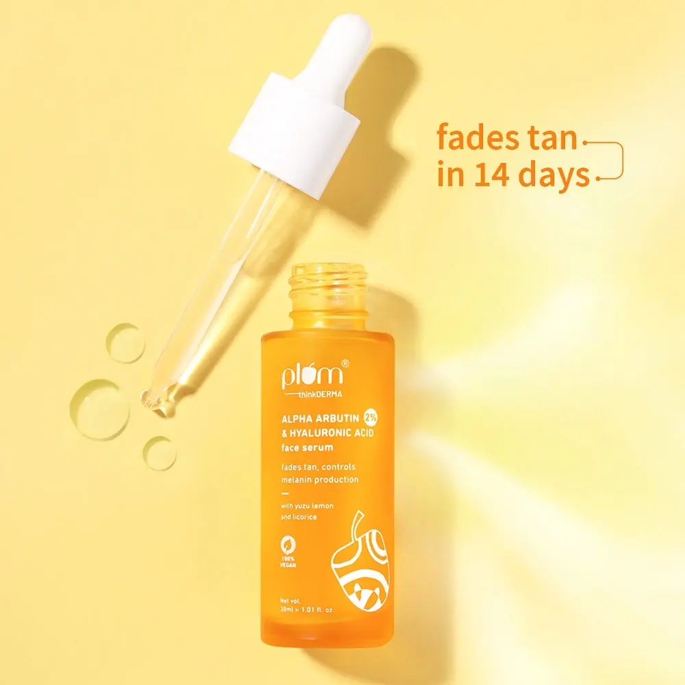 Plum Goodness 2% Alpha Arbutin & Hyaluronic Serum 