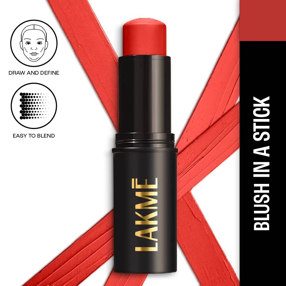 Lakme Facelift Multislayer Face Stick Blush & Highlighter 
