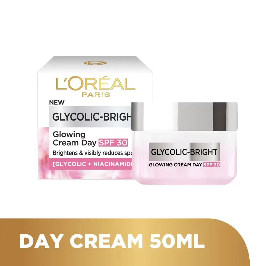 Loreal Paris Skincare Glycolic Brightening Day Cream SPF 30