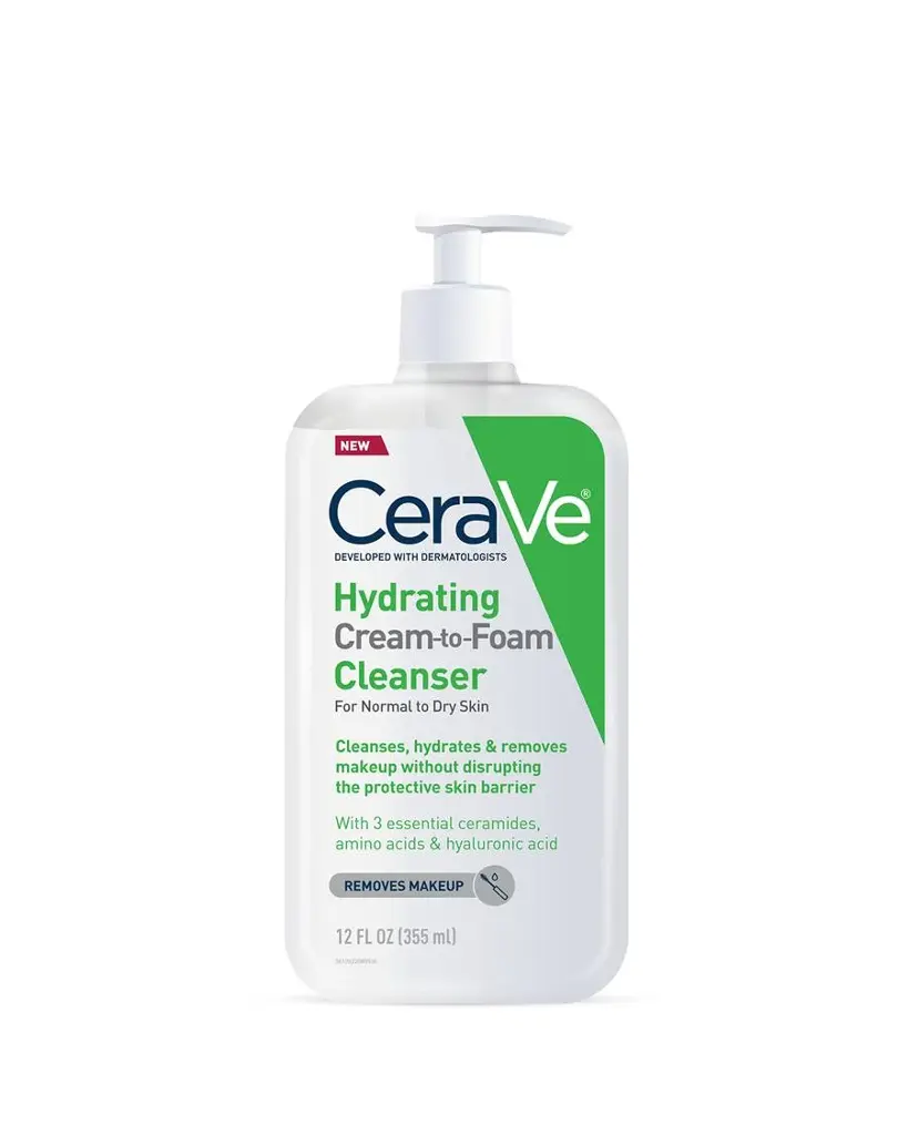 Cerave Hydrating Cream-to-Foam Cleanser