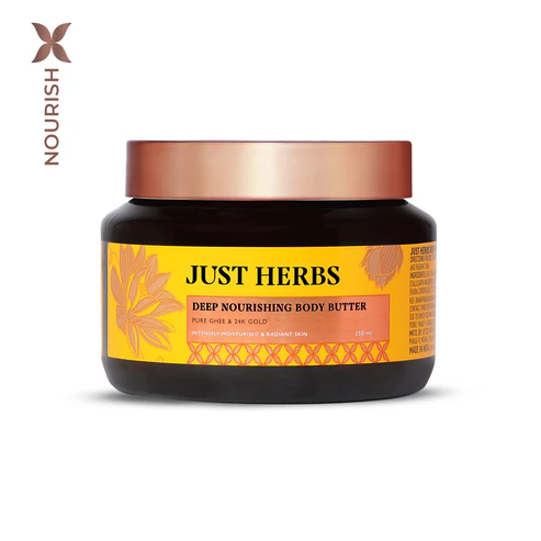 Just Herbs Pure Ghee & 24K Gold Deep Nourishing Body Butter
