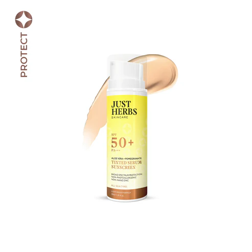 Just Herbs Tinted Serum Sunscreen with SPF 50+