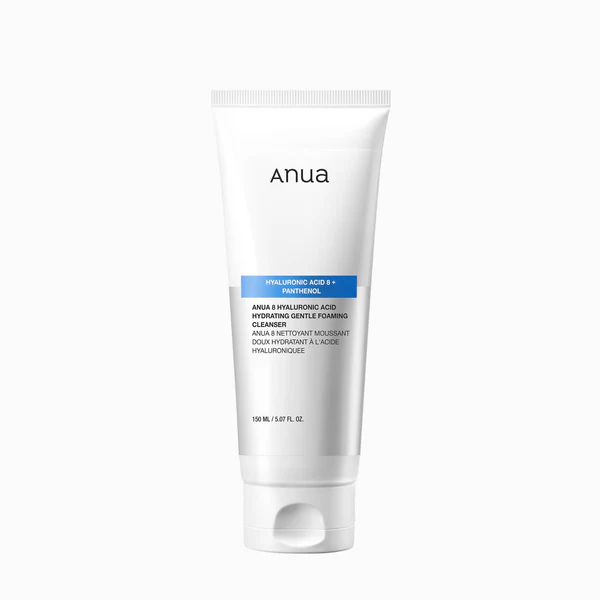Anua Hyaluronic Acid 8 + Panthenol Gentle Foaming Cleanser 