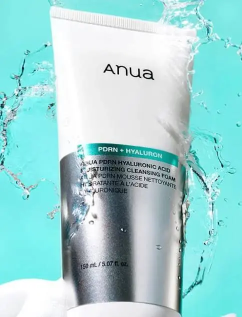 Anua PDRN+Hyaluron Moisturizing Cleansing Foam
