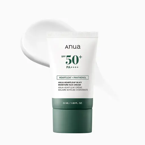 Anua Heartleaf Silky Moisture Suncream SPF50+ PA++++