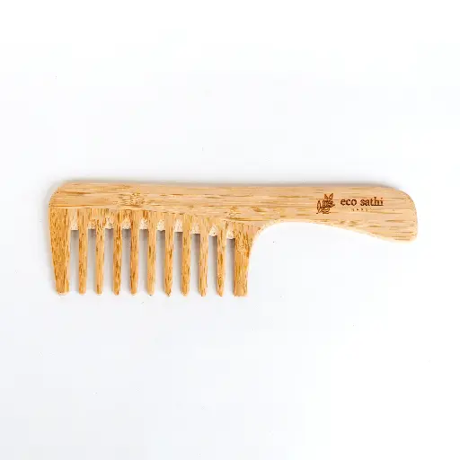 [E004] Eco Sathi Hair Comb with Handle 