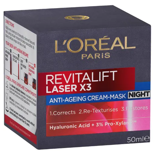 Loreal Paris Skincare Revitalift Laser X3 Night Cream