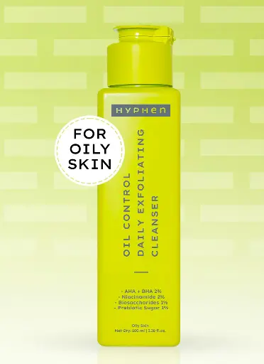 Hyphen Oil Control & Exfoliating Cleanser with 2% Aha Bha