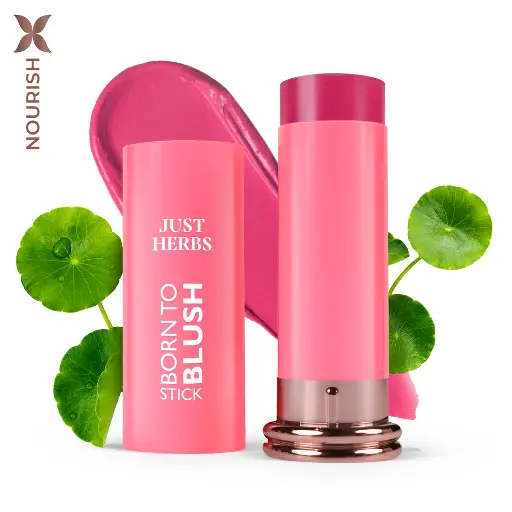 Just Herbs Born To Blush Stick with Shea Butter and Cica