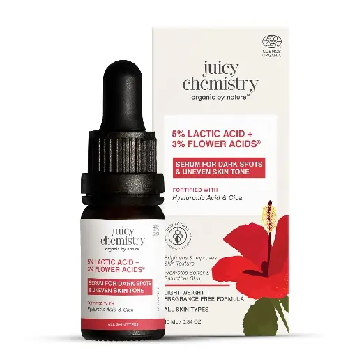 Juicy Chemistry Lactic Acid and Flower Acids Serum